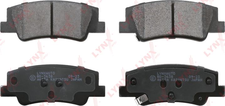 Тормозные колодки LYNXauto. Артикул BD-3638