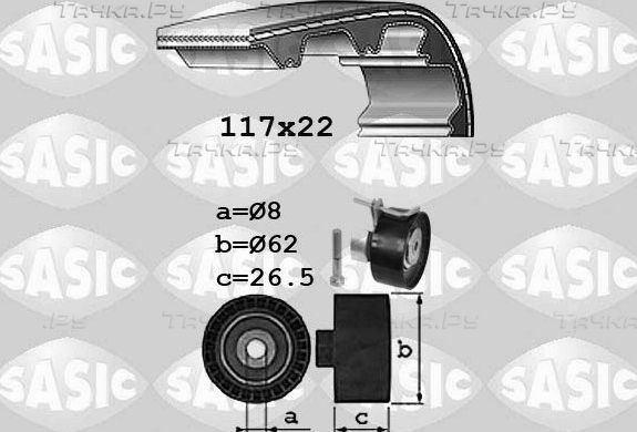 Ремень ГРМ с роликами (комплект) Sasic для Ford B-MAX 2012-2018. Артикул 1756069