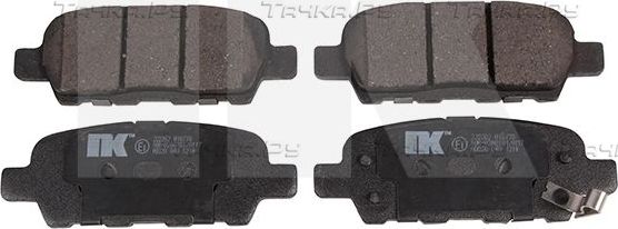 Тормозные колодки NK задние для Nissan Juke I 2014-2019. Артикул 222262
