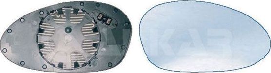 Зеркальное стекло бокового зеркала Alkar правое для BMW 1 I (E81/E82/E87/E88) 2004-2010. Артикул 6413843