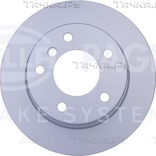 Тормозной диск Hella PRO задний для BMW 1 I (E81/E82/E87/E88) 2004-2011. Артикул 8DD 355 111-261