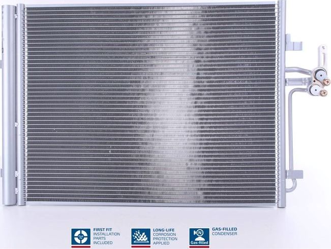 Радиатор кондиционера (конденсатор) Nissens (алюминий). Артикул 940044