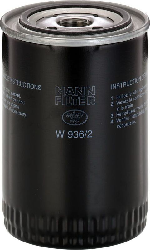 Масляный фильтр Mann-Filter для Cadillac Seville II 1979-1985. Артикул W 936/2