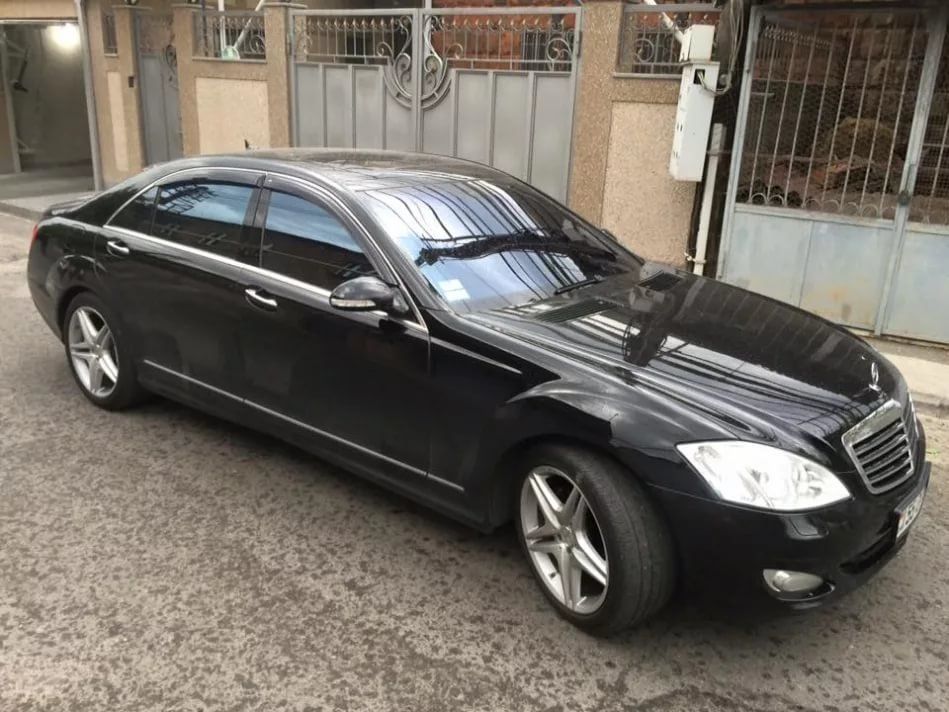 Дефлекторы Cobra Tuning для окон Mercedes-Benz S-Класс W221 длинная база 2005-2009. Артикул M33605