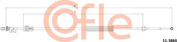 Трос переключения передач КПП Cofle для Citroen C5 I 2004-2008. Артикул 92.11.3884