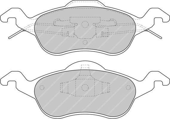 Тормозные колодки FERODO RACING DS PERFORMANCE для Ford Focus I 1998-2005. Артикул FDS1318
