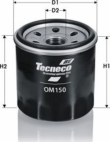 Масляный фильтр Tecneco Filters. Артикул OM150