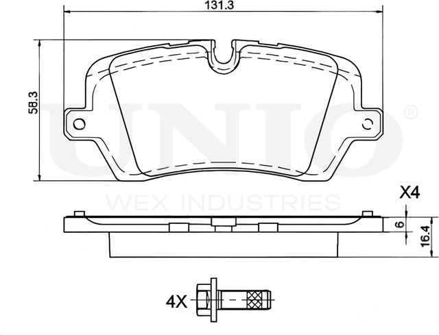 Колодки тормозные диск. задние Land Rover Range Rover Sport II 13-, Range Rover IV 12-, Discovery V  (Unio). Артикул BRP-20371