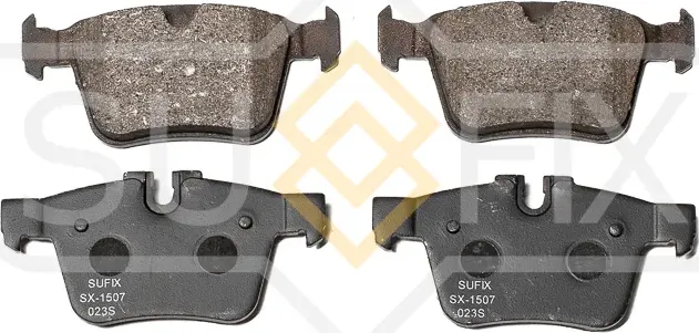 Колодки тормозные дисковые | зад прав/лев | (Sufix). Артикул SX-1507
