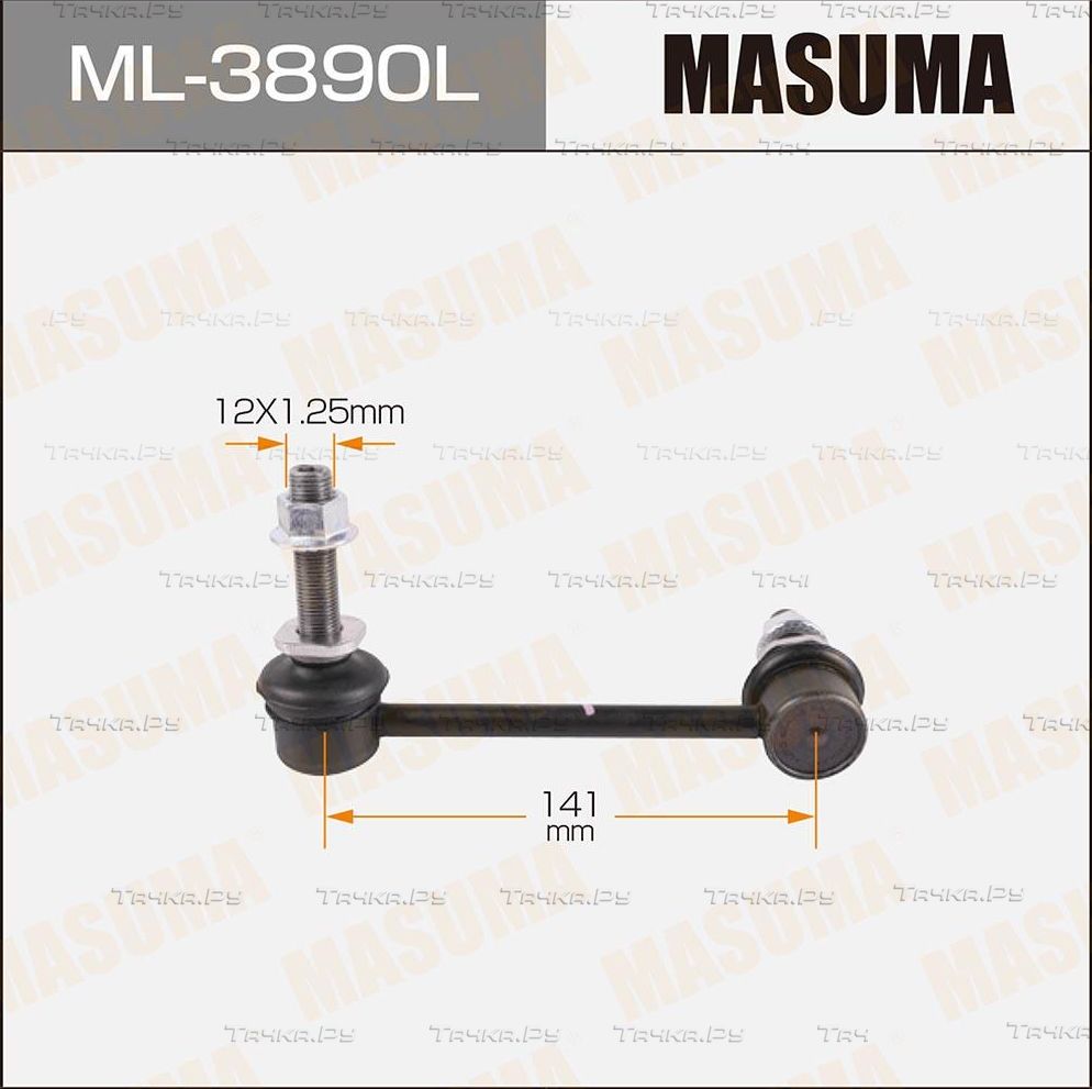Стойка (тяга) стабилизатора Masuma передняя левая для Toyota Hilux VIII 2015-2026. Артикул ML-3890L