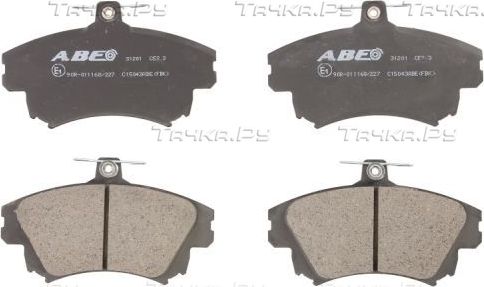 Тормозные колодки ABE передние для Volvo S40 I 1995-2003. Артикул C15043ABE