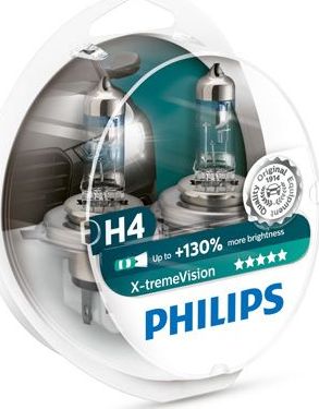 Лампа накаливания Philips X-tremeVision. Артикул 12342XV+S2
