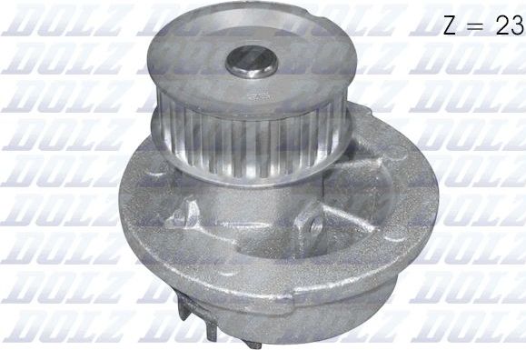 Помпа (водяной насос) Dolz для Opel Tigra A 1994-2000. Артикул O136