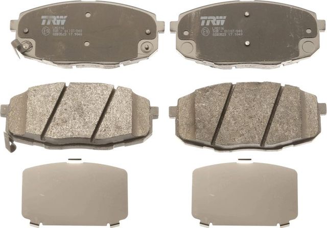 Тормозные колодки TRW передние для Kia Cerato II 2009-2013. Артикул GDB3523