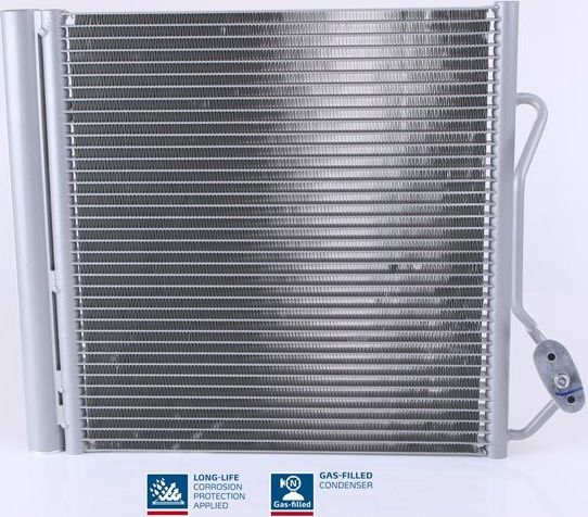 Радиатор кондиционера (конденсатор) Nissens (алюминий) для Smart Fortwo I (W450) 1998-2007. Артикул 940192