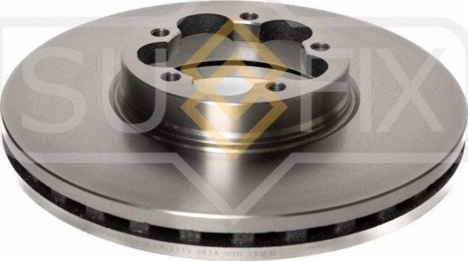 Диск тормозной передний правый/левый FORD TRANSIT V363 2013 (Sufix). Артикул FX1339