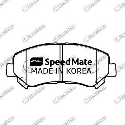 Тормозные колодки SpeedMate. Артикул SM-BPJ238