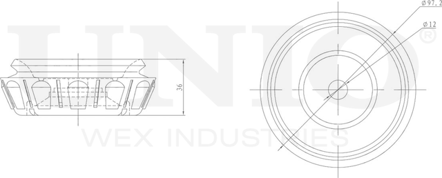 Опора амортизационной стойки (Unio). Артикул RMP-13157