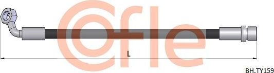 Тормозной шланг Cofle. Артикул 92.BH.TY159