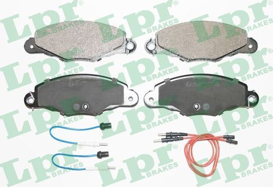 Тормозные колодки LPR передние для Citroen XM II 1997-2000. Артикул 05P1140