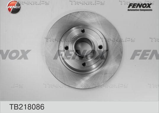 Тормозной диск Fenox задний для Renault Megane II 2002-2010. Артикул TB218086