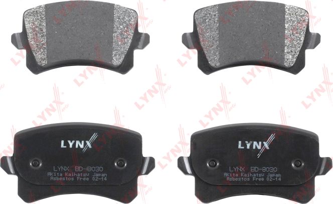 Тормозные колодки LYNXauto. Артикул BD-8030