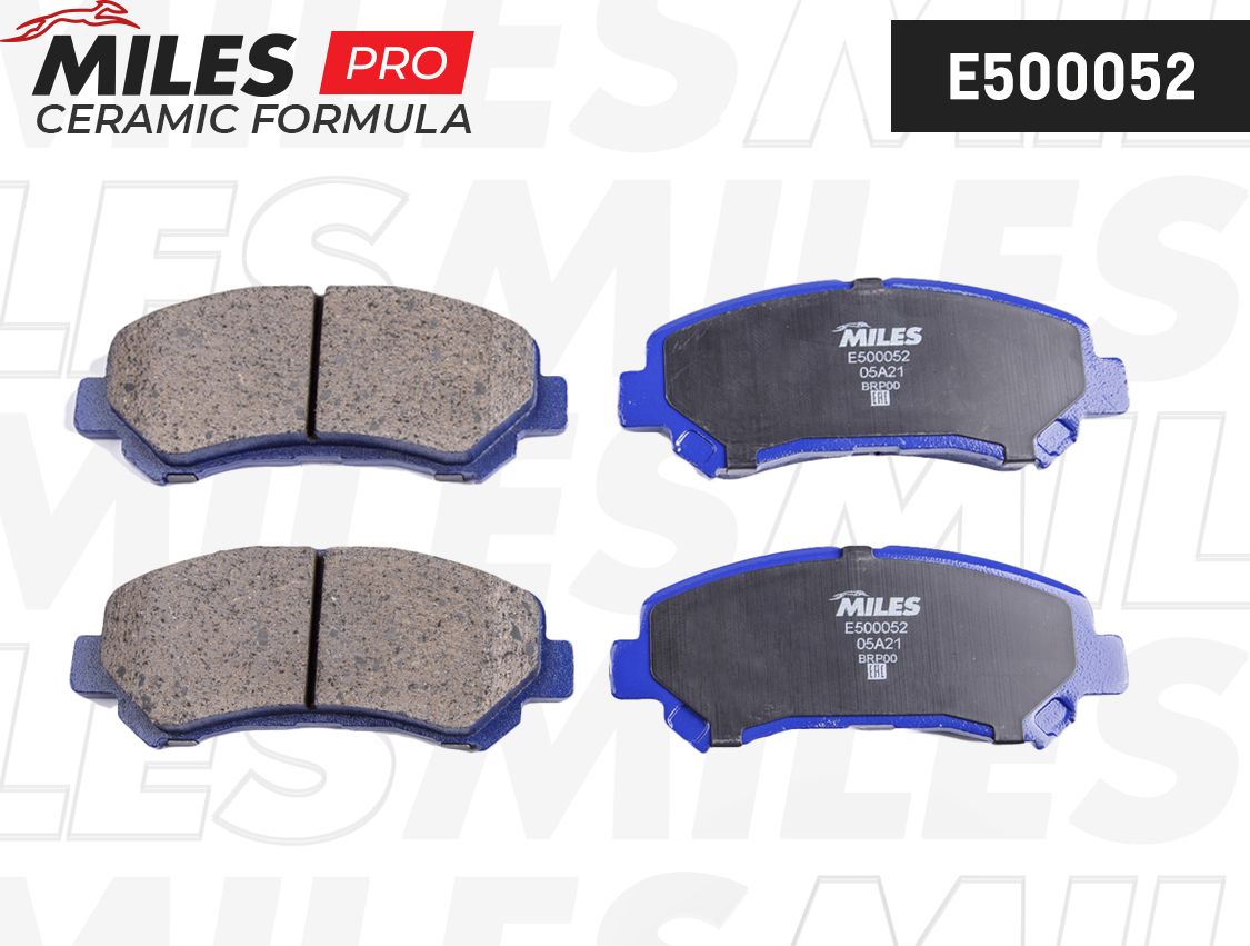 Тормозные колодки Miles (Керамика). Артикул E500052