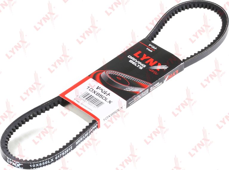 Приводной ремень клиновой LYNXauto. Артикул 10X850LX