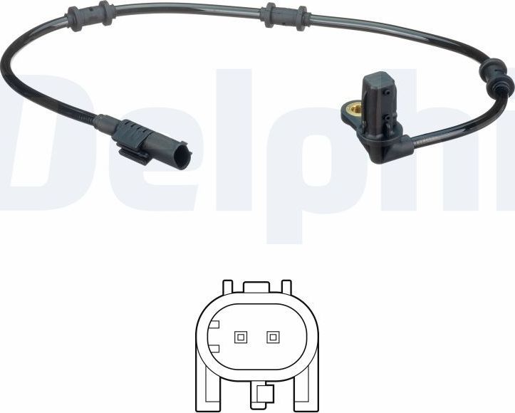 Датчик ABS Delphi. Артикул SS20593