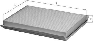 Салонный фильтр Mahle-Knecht для Volvo V90 I 1997-1998. Артикул LA 79