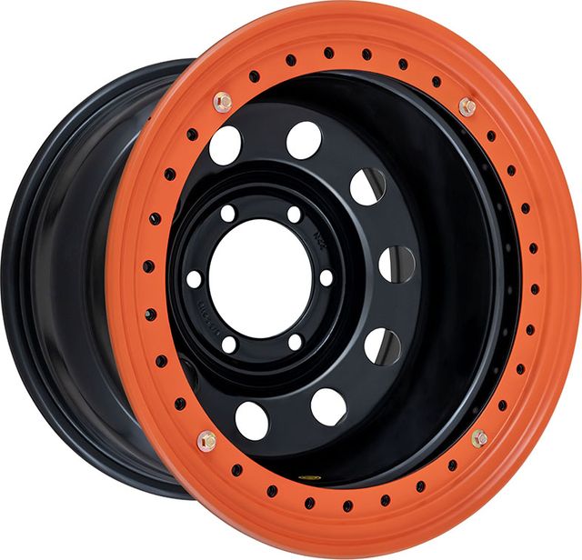 Колёсный диск OFF-ROAD Wheels усиленный стальной черный 6x139,7 10xR16 d110 ET-44 для Mitsubishi L400 1995-2006. Артикул 1610-63910BL-44 BD-O