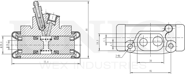 Цилиндр тормозной рабочий (Unio). Артикул BRC-20542
