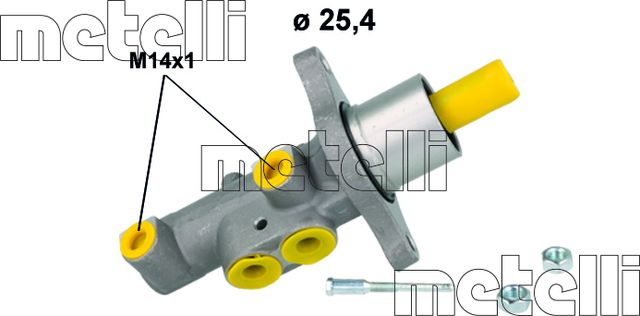 Тормозной цилиндр главный Metelli для Ford C-MAX I 2008-2010. Артикул 05-1185