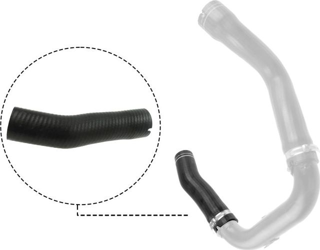 Патрубок интеркулера Gates (ПЭ (полиэтилен)) для Fiat Linea 2006-2026. Артикул 09-0484