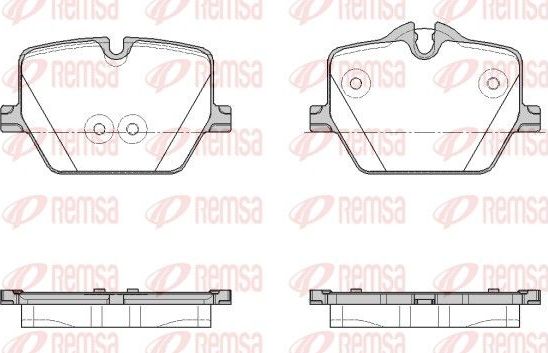 Тормозные колодки Remsa. Артикул 1875.00