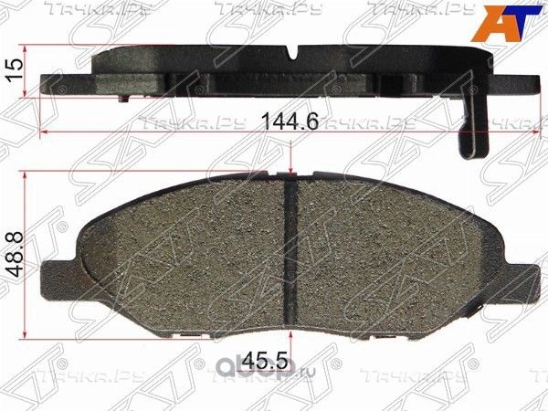 Тормозные колодки FR NISSAN TIIDA C11 06- JUKE F15 (SAT). Артикул STAY040NS120