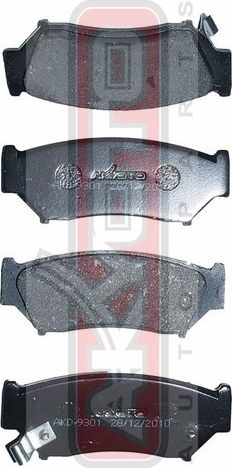 Тормозные колодки Akyoto Packing AKYOTO. Артикул AKD-9301