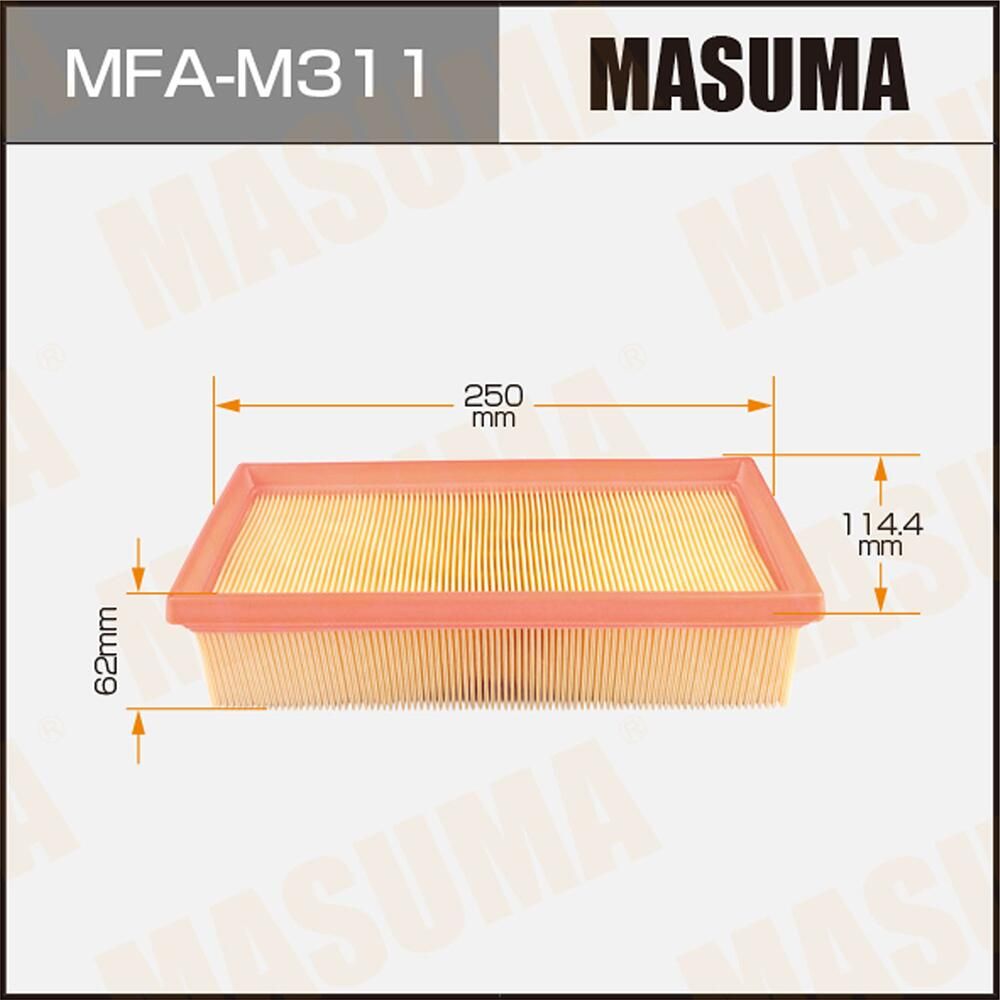 Воздушный фильтр Masuma. Артикул MFA-M311