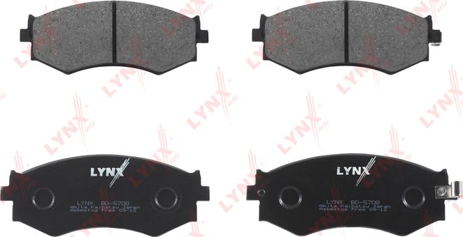 Тормозные колодки LYNXauto. Артикул BD-5708