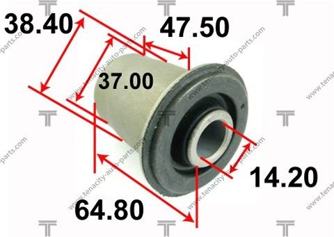 Сайлентблок переднего рычага подвески Tenacity. Артикул AAMSU1015