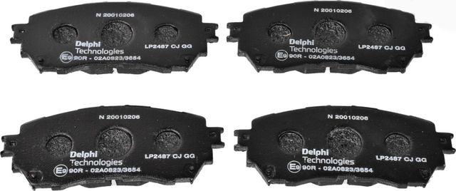 Тормозные колодки Delphi (Low-Metallic). Артикул LP2487