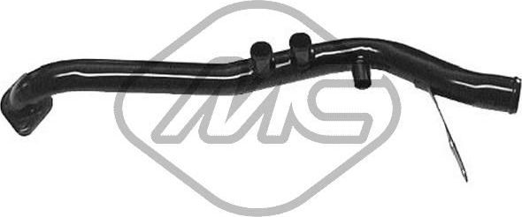 Патрубок радиатора (системы охлаждения) Metalcaucho для SEAT Ibiza I 1984-1993. Артикул 03002