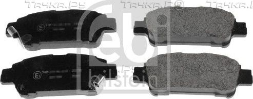 Тормозные колодки Febi Bilstein задние для Toyota Ipsum II (M20) 2001-2009. Артикул 170271