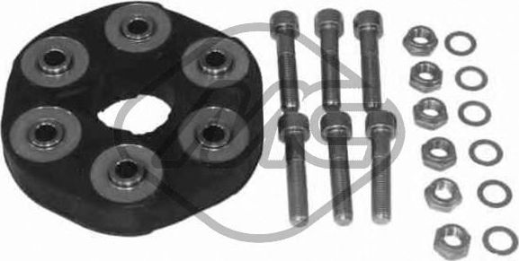 Крестовина карданного вала Metalcaucho (резина/металл). Артикул 00952