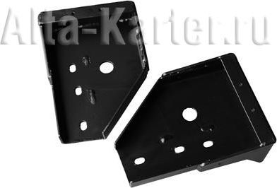 Кронштейны для установки заднего бампера OJ со стандартным положением кузова УАЗ Буханка 3741, 3909, 2206, 3962 1990-2026. Артикул 10.111.01