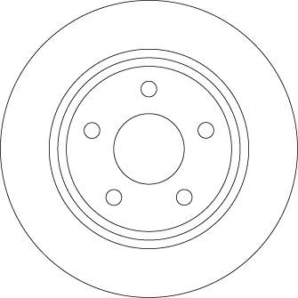 Тормозной диск TRW. Артикул DF6556