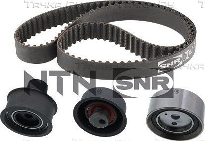 Ремень ГРМ с роликами (комплект) NTN / SNR для Nissan Sunny B14 1991-2000. Артикул KD468.16