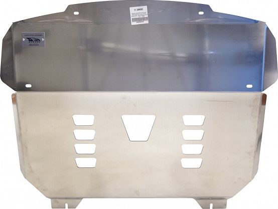 Защита алюминиевая АВС-Дизайн для картера и КПП Kia Sorento III Prime 2014-2020 (усиленная). Артикул 11.29ABC