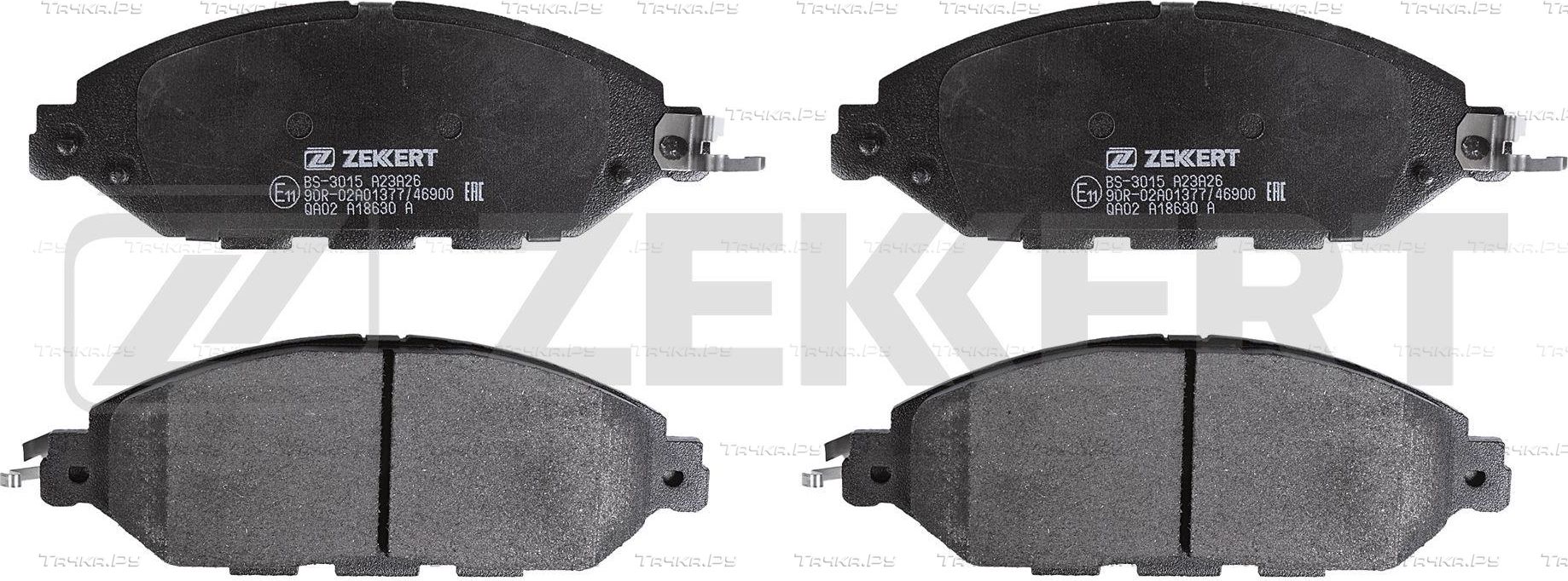 Тормозные колодки Zekkert передние для Infiniti JX 2012-2014. Артикул BS-3015