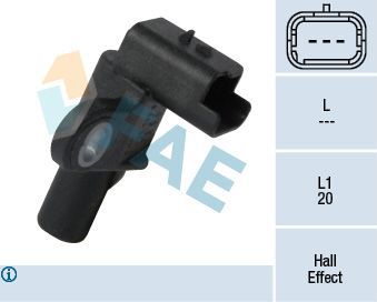 Датчик положения распредвала FAE. Артикул 79155